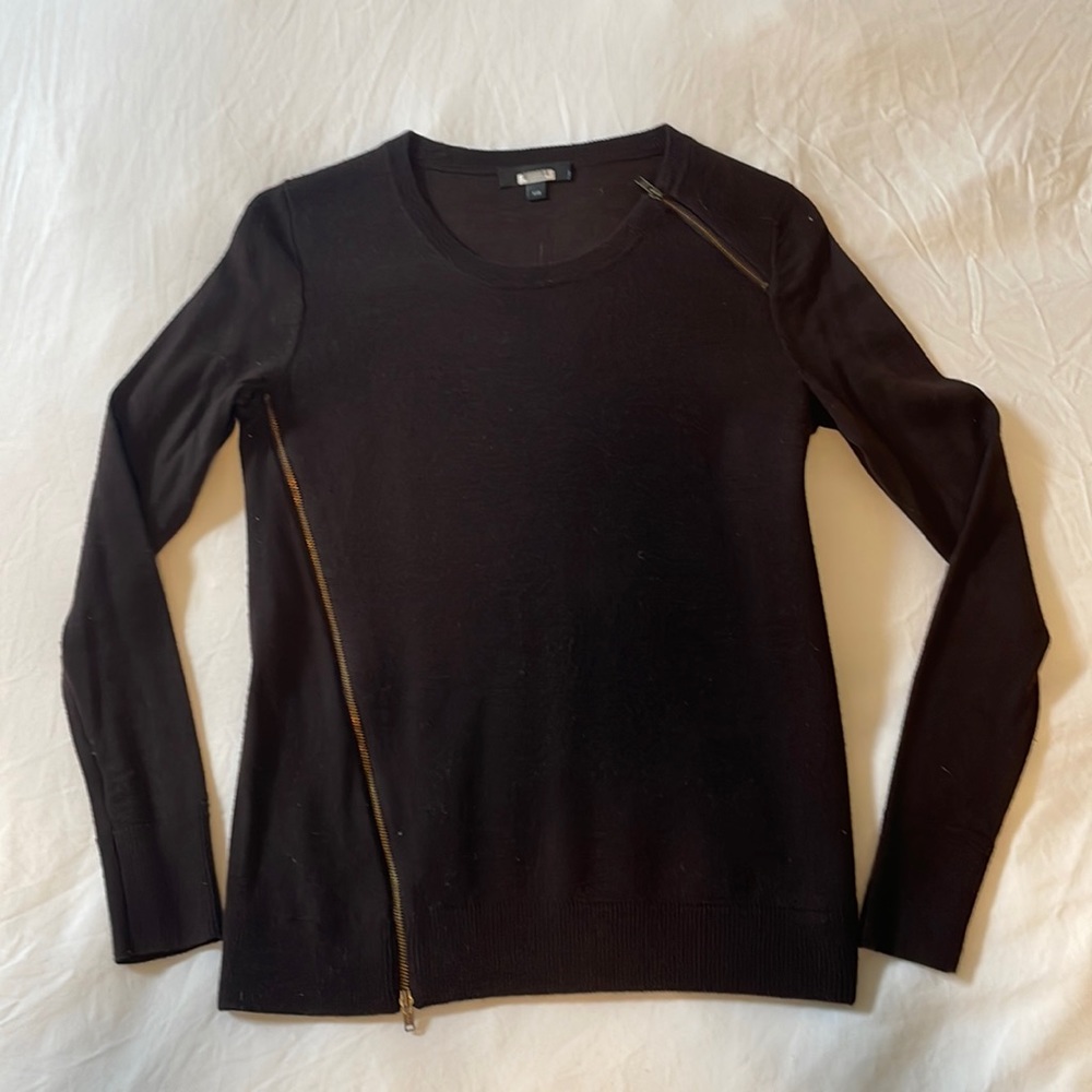 Women J. Crew 100% Merino Wool Sweater, XXS, Brown